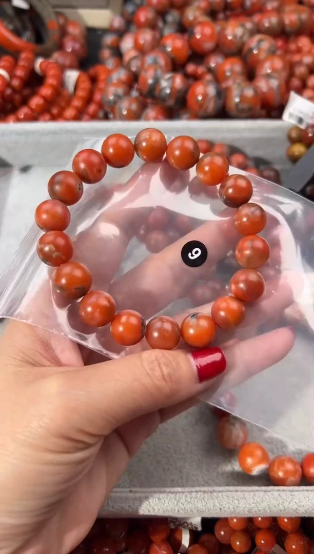 未镶嵌手串南红玛瑙12+