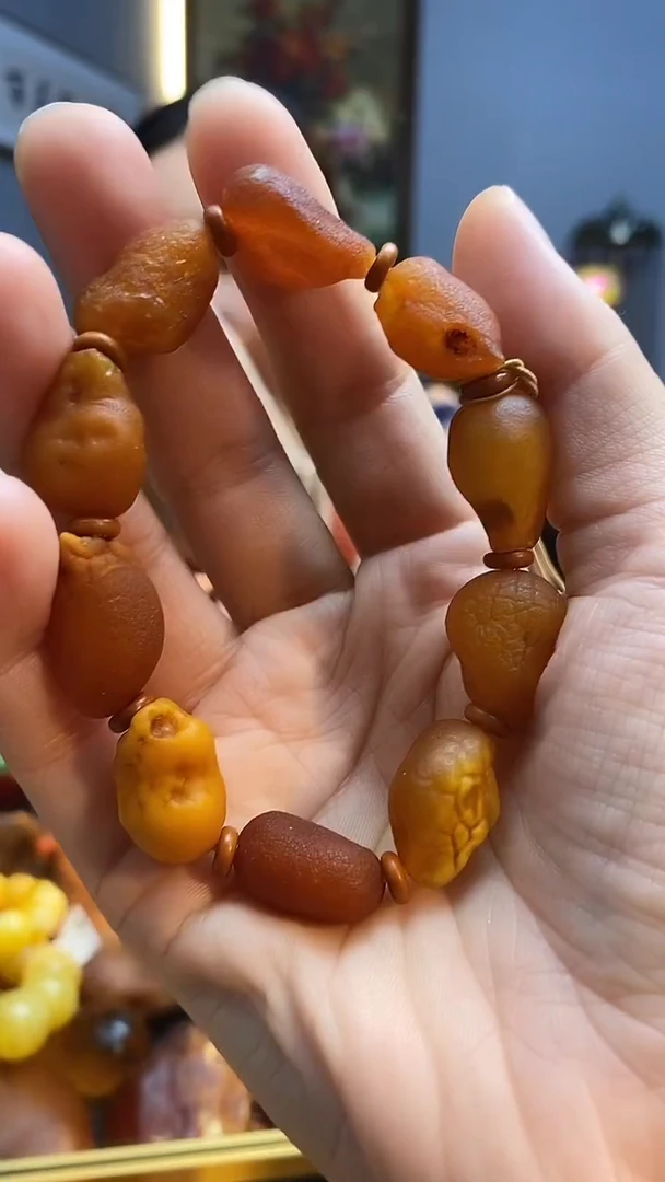 手链琥珀未镶嵌手串