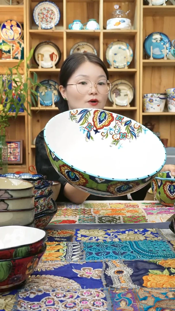 瓷片小可高温瓷餐具和面盆
