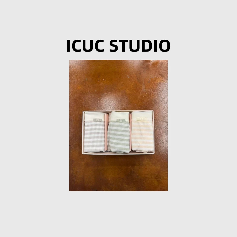 ICUC STUDIO-可爱少女无痕内裤女薄款透气女士三角内裤7632