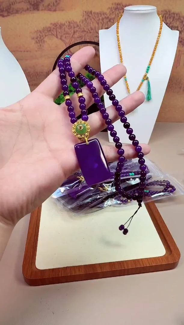 苏纪石（舒俱来）14K金镶嵌颈饰A145