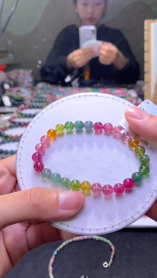 未镶嵌手串碧玺A33【天然碧玺】