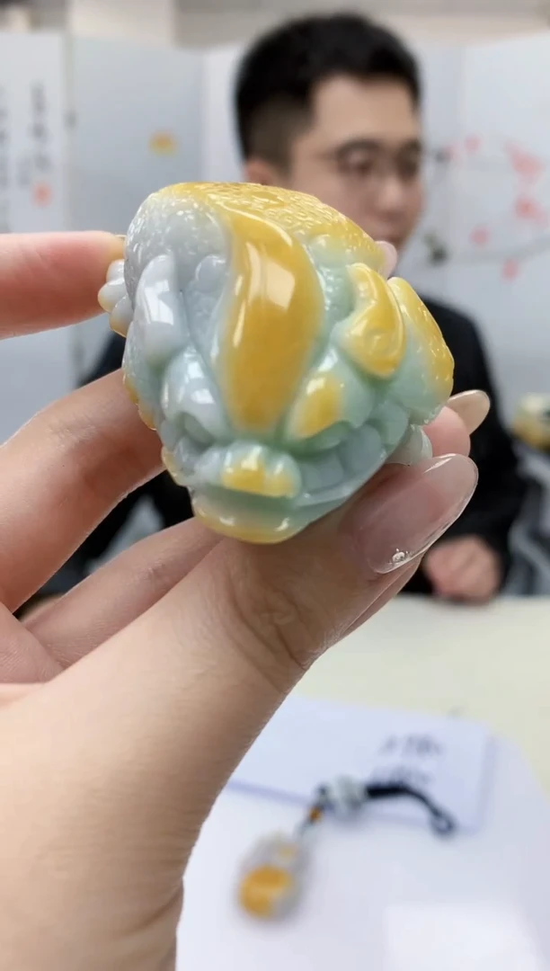 【闪购商品】定制翡翠未镶嵌5153jw-毛货挂件93