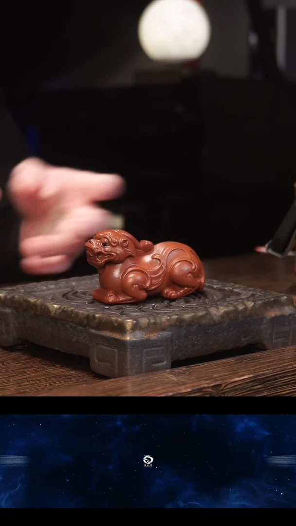 【闪购商品】紫砂茶壶朱泥 貔貅茶宠 HY