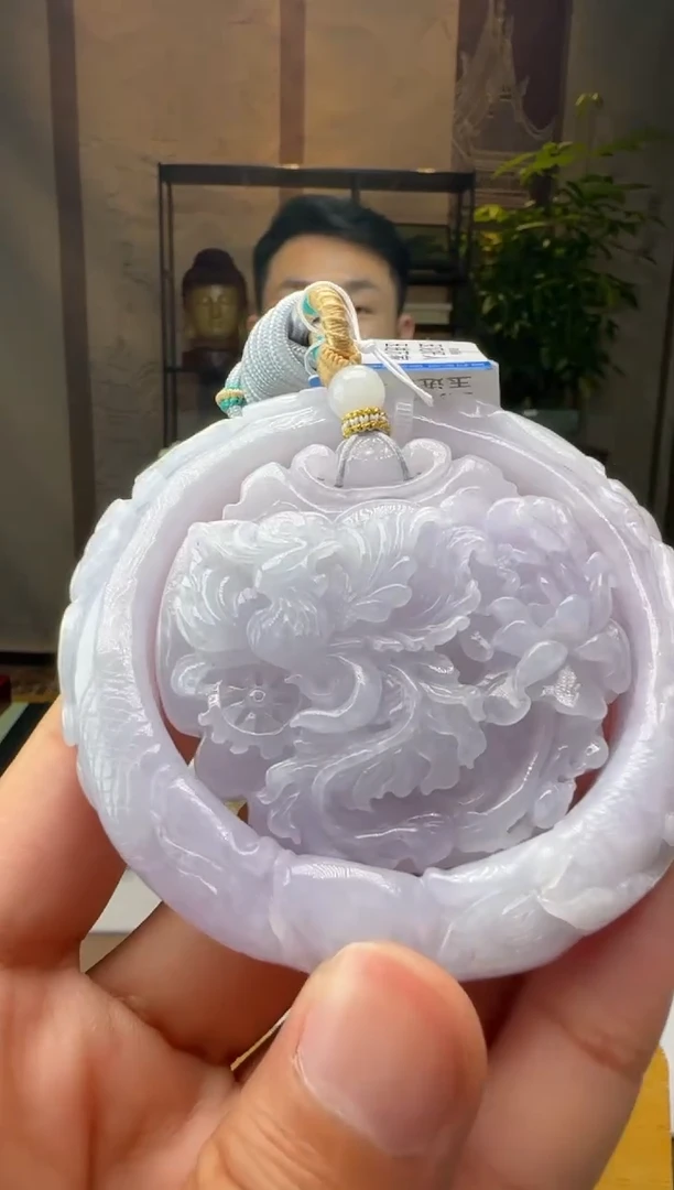 颈饰未镶嵌翡翠一套+底座XM@@960Q7J03900