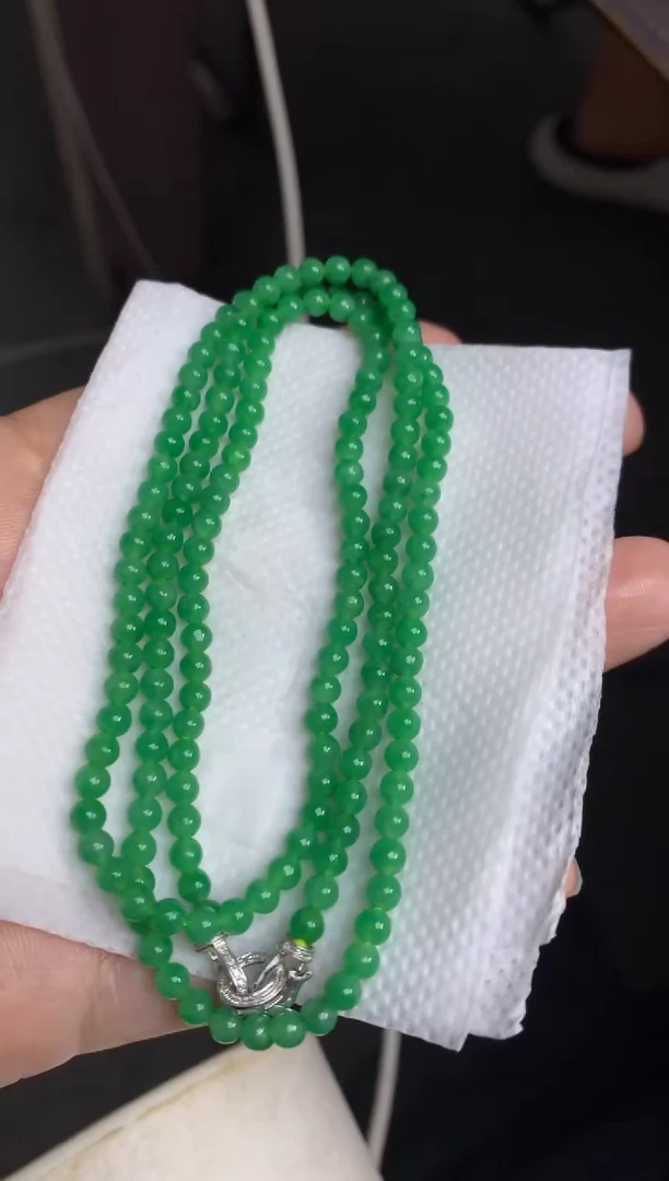 颈饰未镶嵌翡翠森**美净货