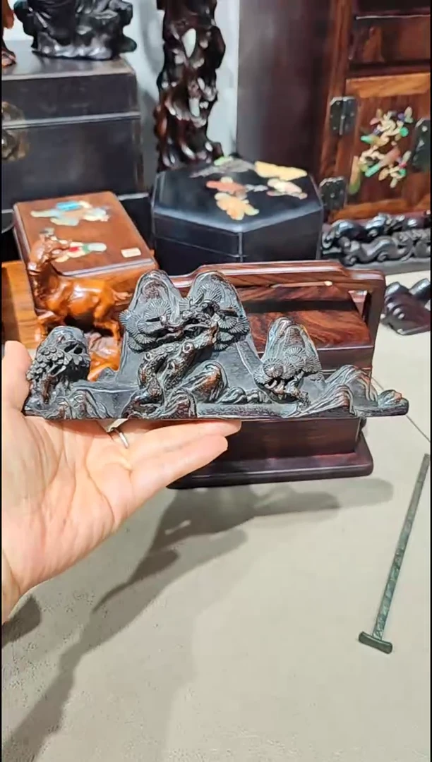 砚**泊徽韵淘木文房雅玩