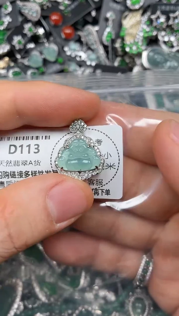 颈饰未镶嵌翡翠D113有瑕疵