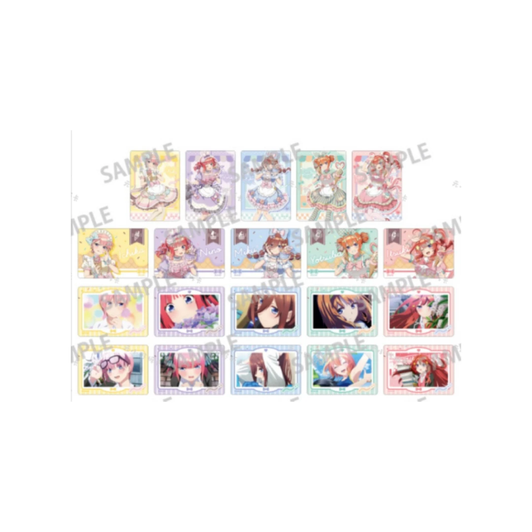 【五等分花嫁】 冰淇淋店透卡 正版日谷徽章盲盒直播间代拆