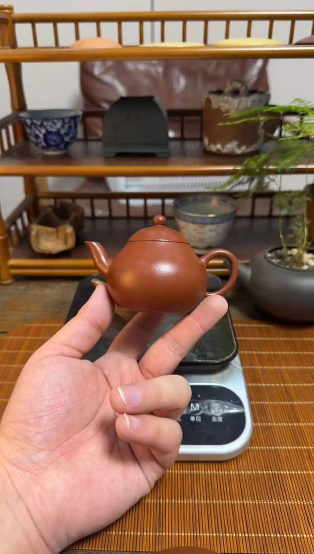 茶壶紫砂用****6手工小梨形100CC
