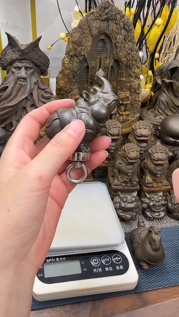 铁铁艺摆件小犀牛创意摆件