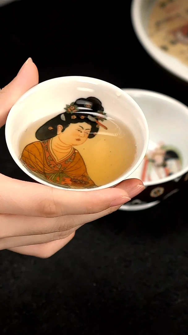 设色窑敦煌系列普洱杯