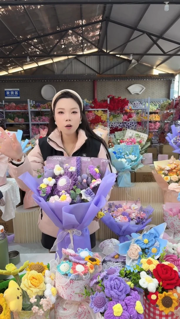 非遗手工花束，孤品清仓