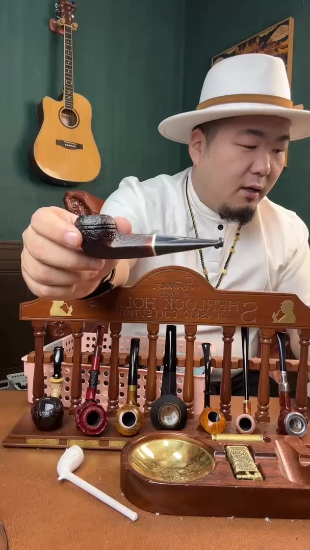 石楠木木雕款意大利进口石楠木烟斗