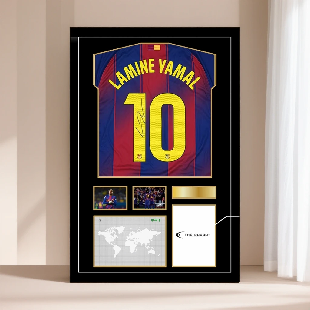 签藏：亚马尔亲巴萨24/25/26主场球员球迷版签名球衣（含TD证书）