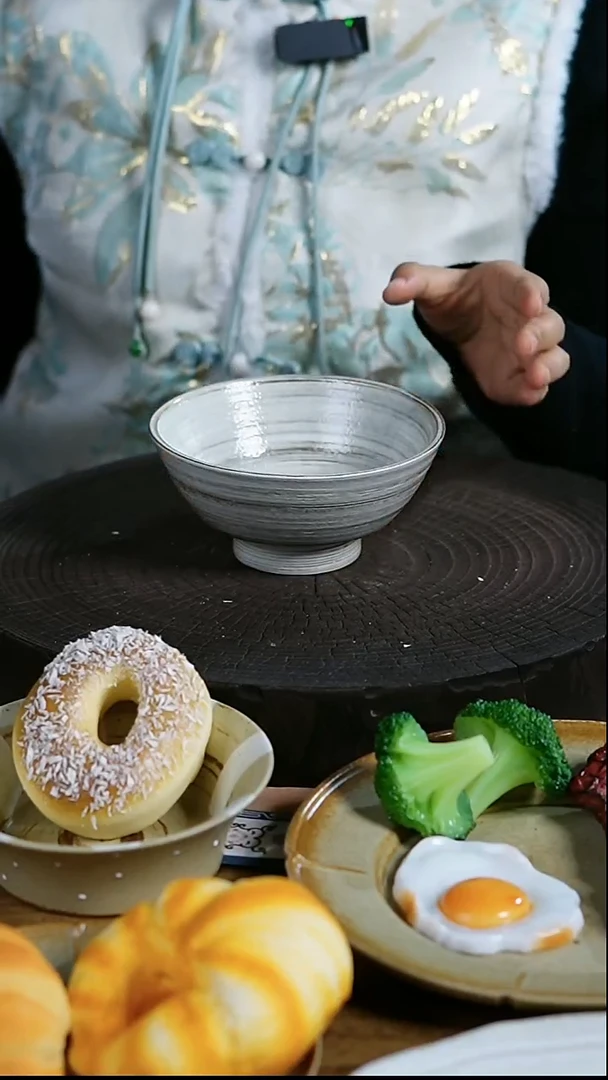 瓷景德镇高温釉下彩创意瓷 饭碗