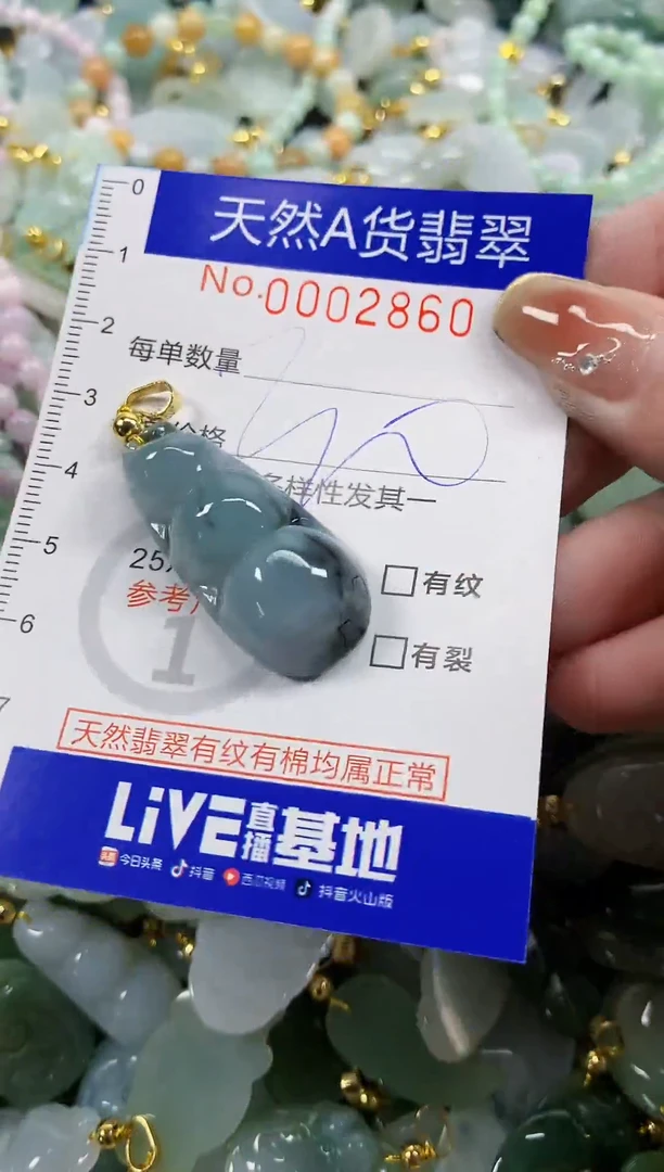 颈饰未镶嵌翡翠天然A货翡翠
