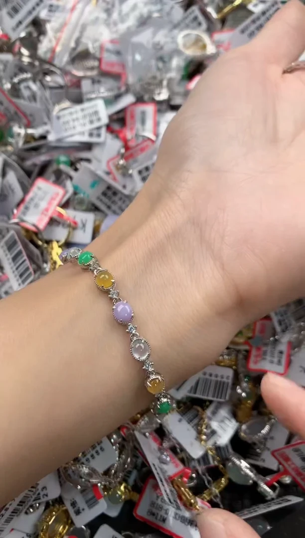 银S925镶嵌戒指翡翠?***️333----6