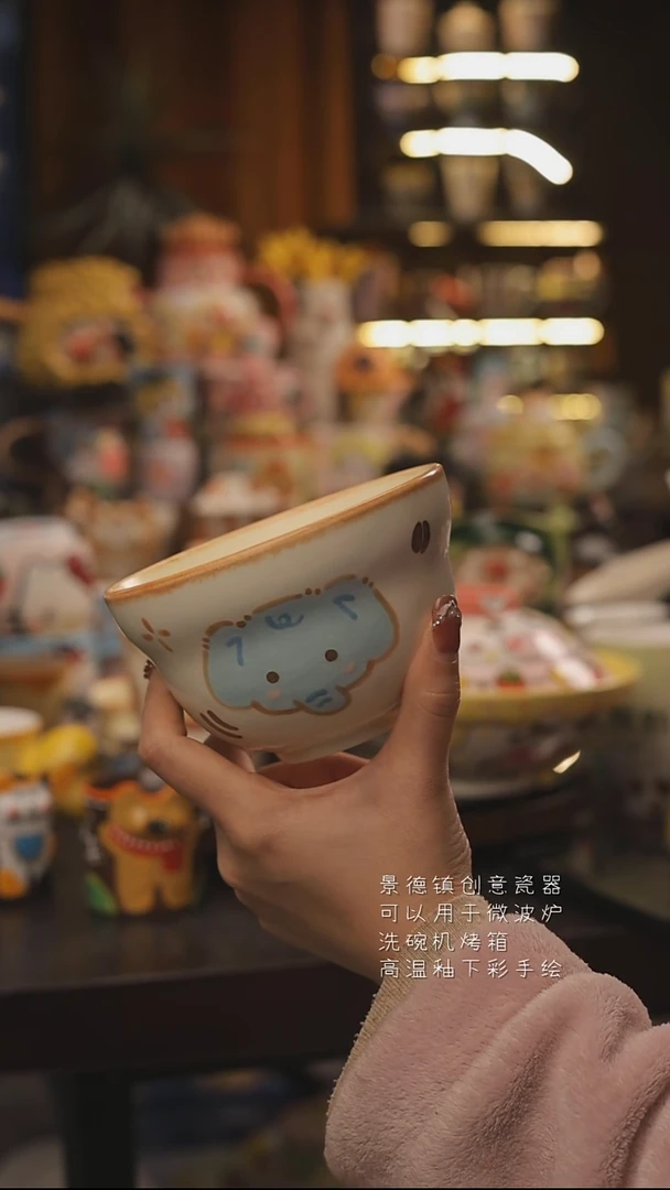 景德镇釉下彩绘设计师款式陶瓷