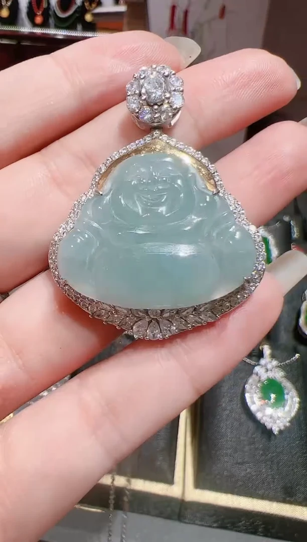 【闪购商品】翡翠颈饰银S925镶嵌202522554