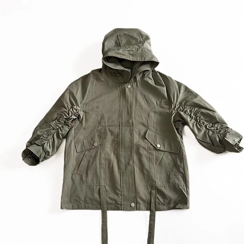 146女休闲派克宽松版外套