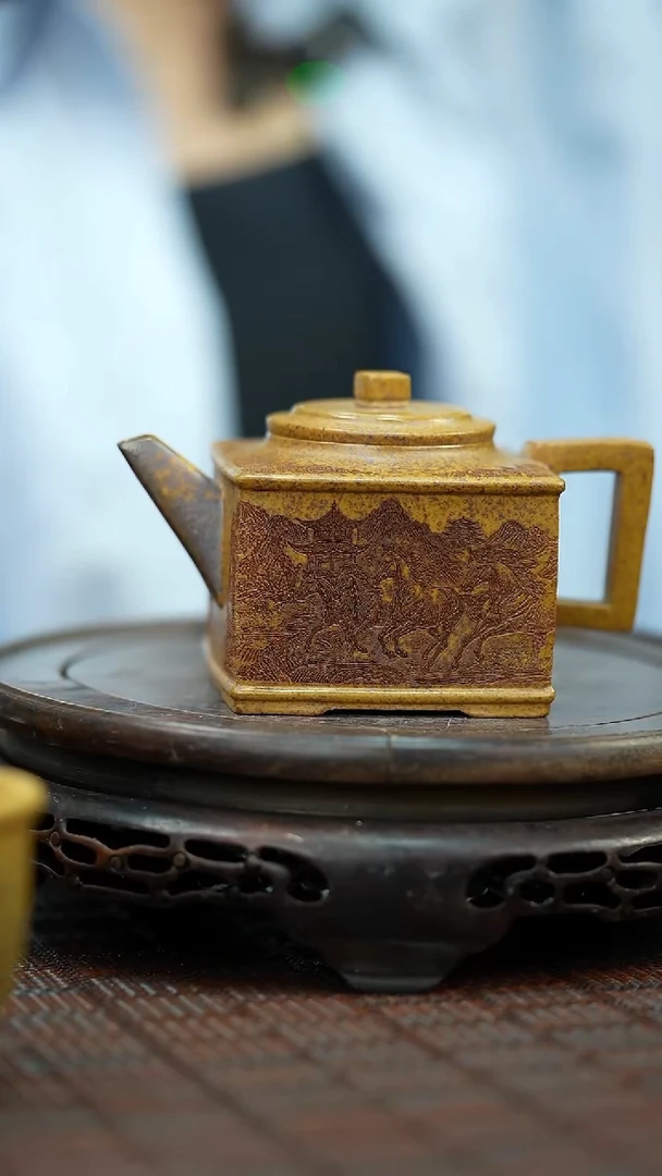 茶壶紫砂宜兴紫砂岁颐传砂原矿全手1