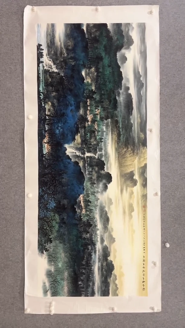 国画王辉-21平尺-山水国画