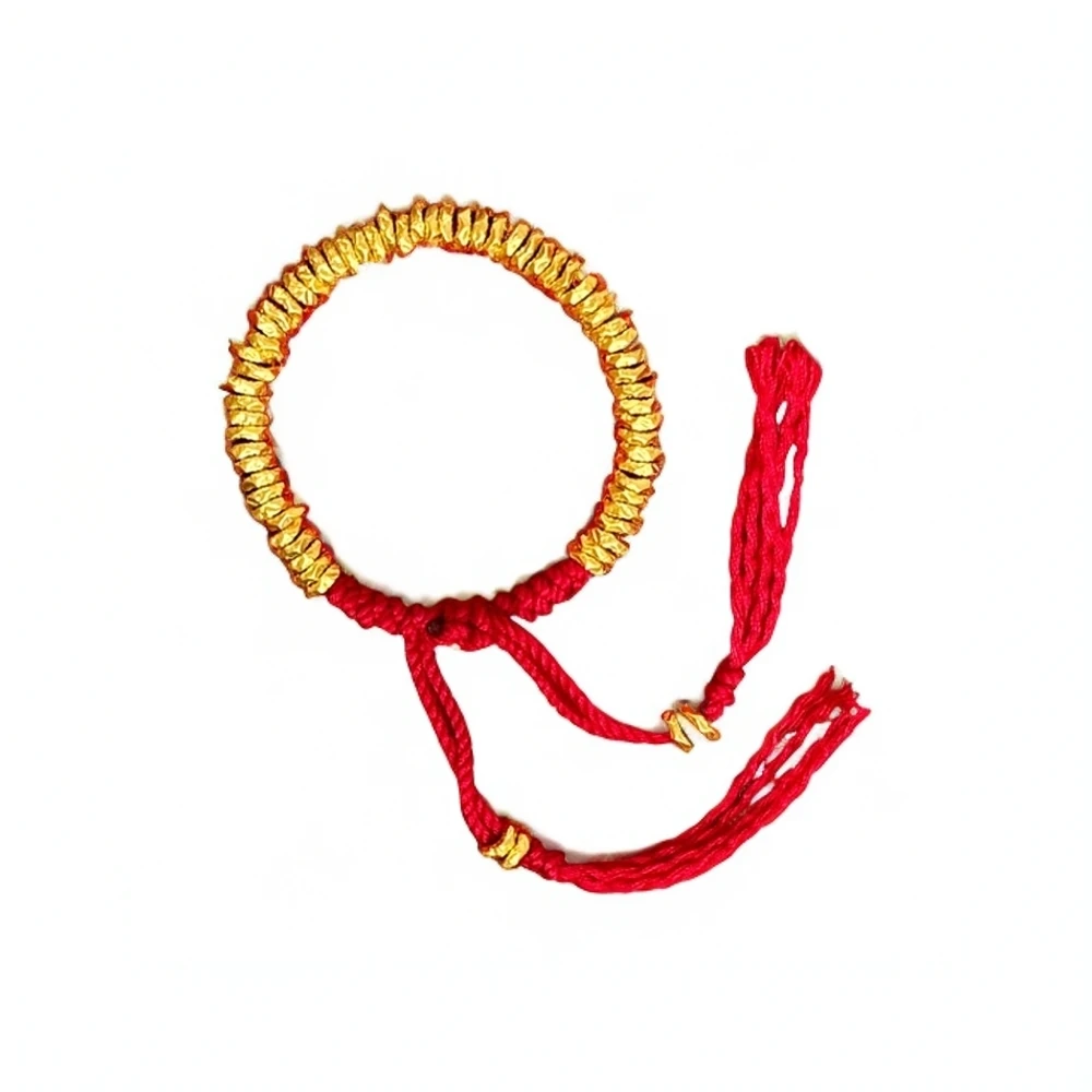 足金999黄金盘缠手串卡7（65颗）质检中心发货