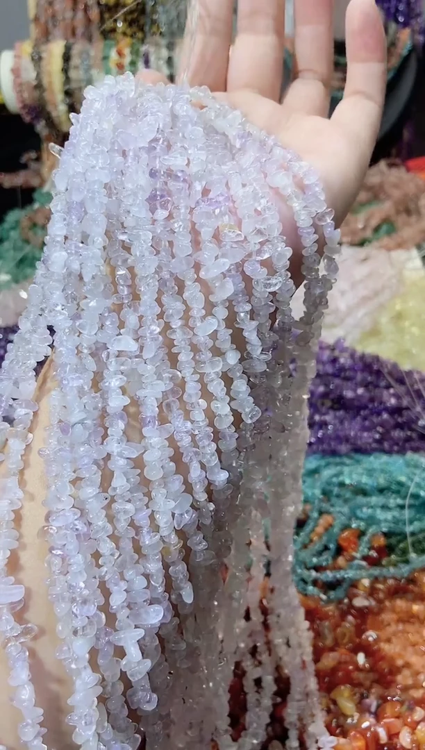 未镶嵌珠宝半成品水晶小薰衣草