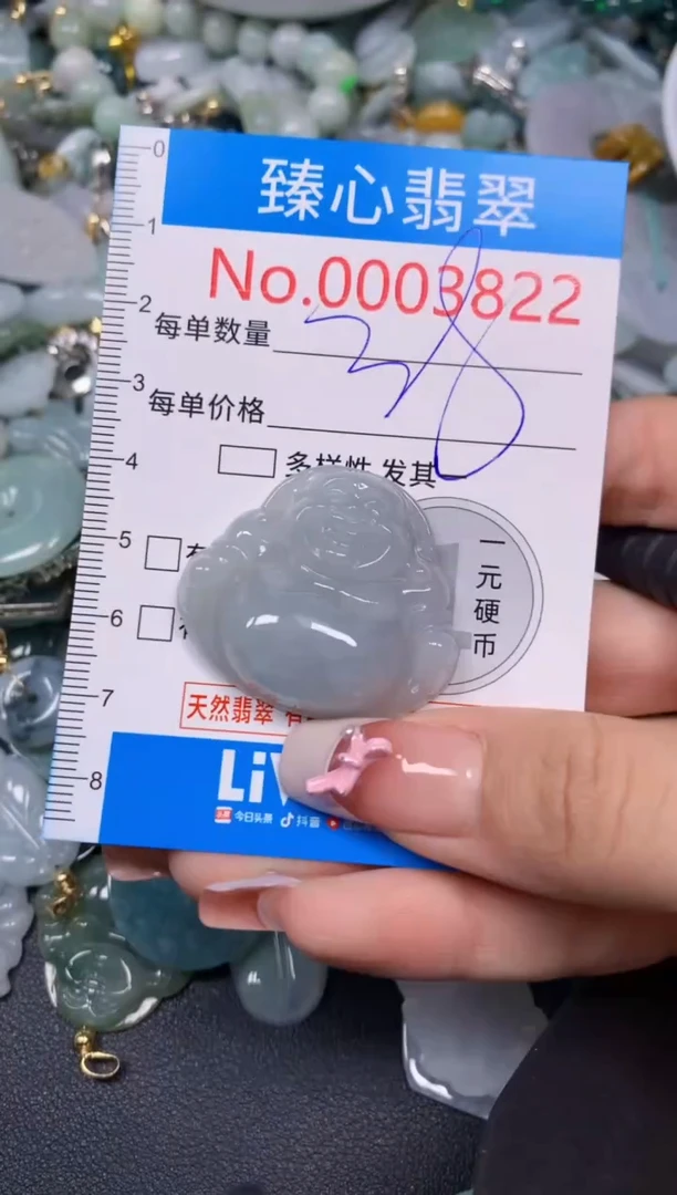 【闪购商品】翡翠颈饰未镶嵌含绳0003822