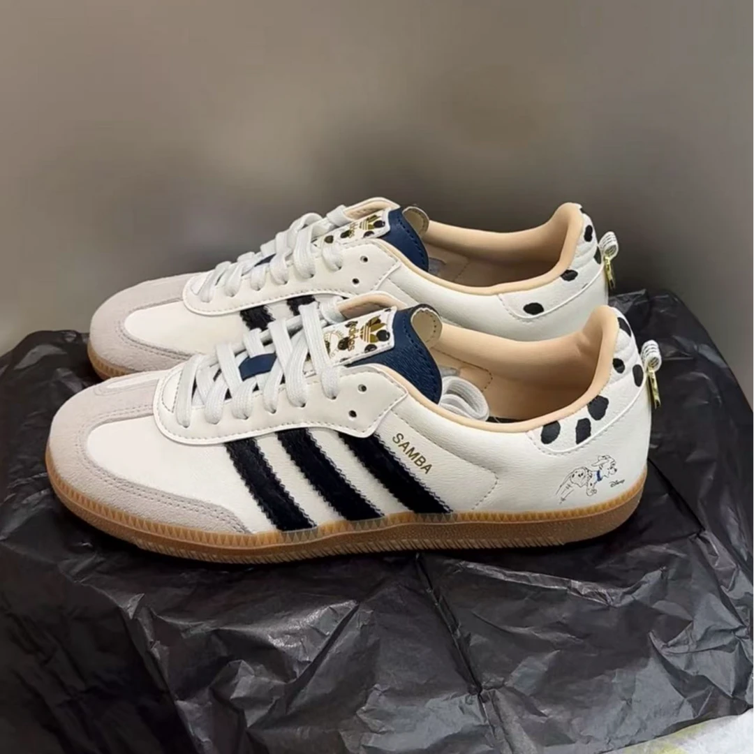 adidas 迪士尼101斑点狗联名款经典运动鞋小白鞋「T头鞋」KJ5990
