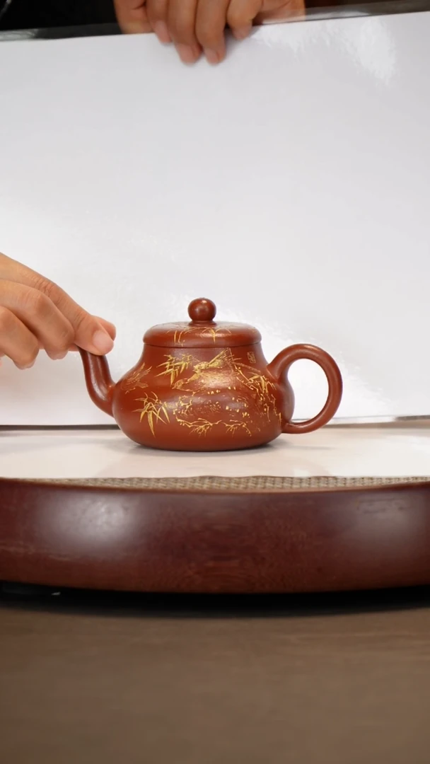 【闪购商品】紫砂茶壶【惠海勤】老朱泥君德   210CC