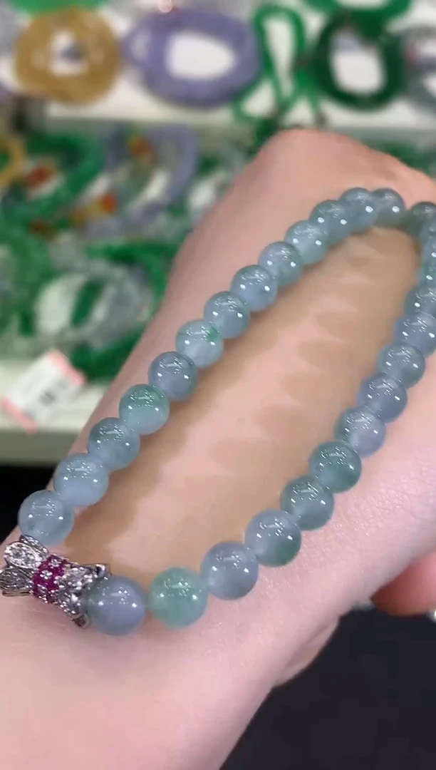 未镶嵌手串翡翠B96