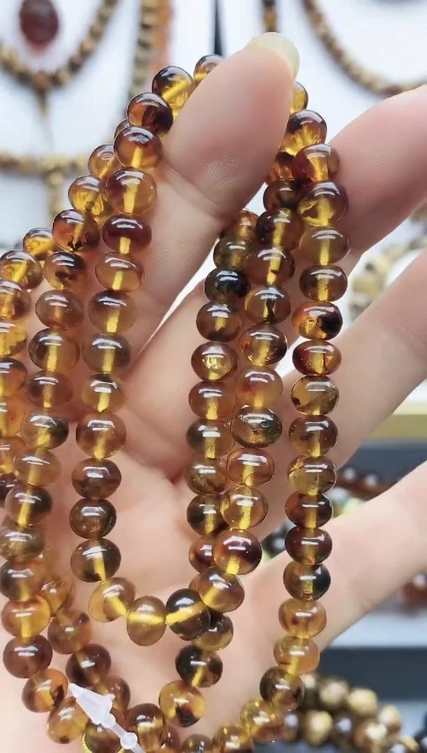 【闪购商品】琥珀颈饰未镶嵌7琥珀