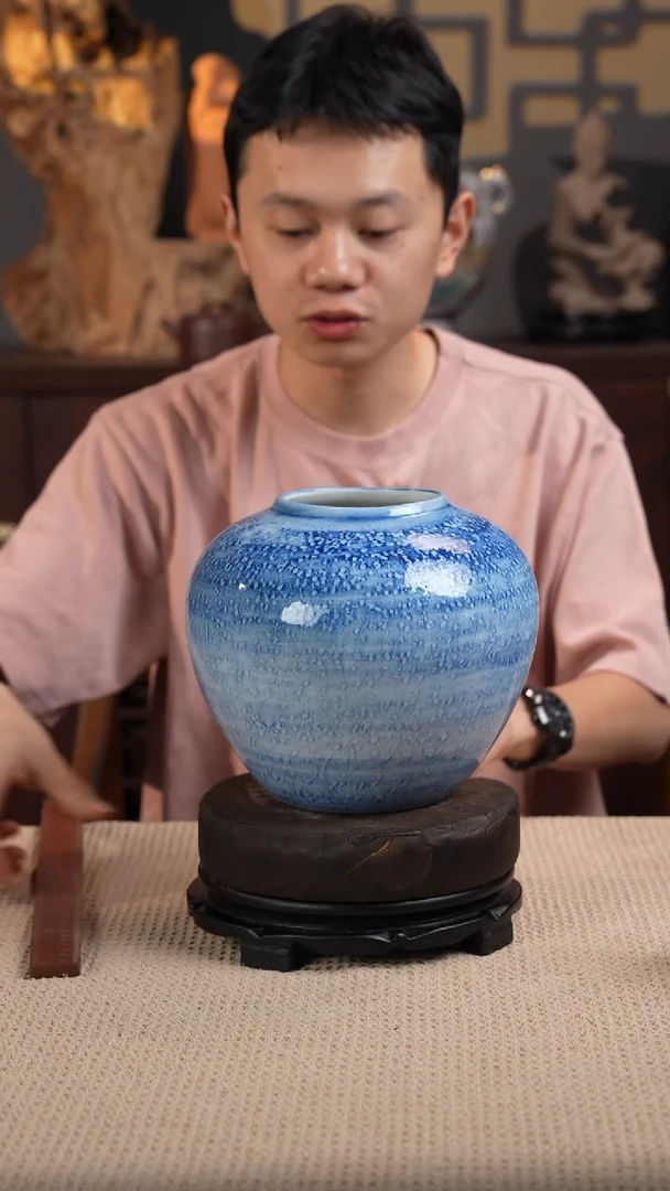 摆件WN问泥景德镇陶瓷花瓶摆件