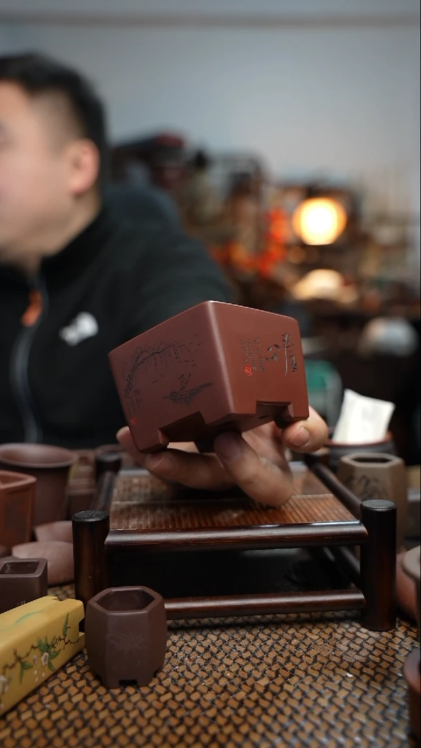 【闪购商品】紫砂花盆長木軒精品紫砂