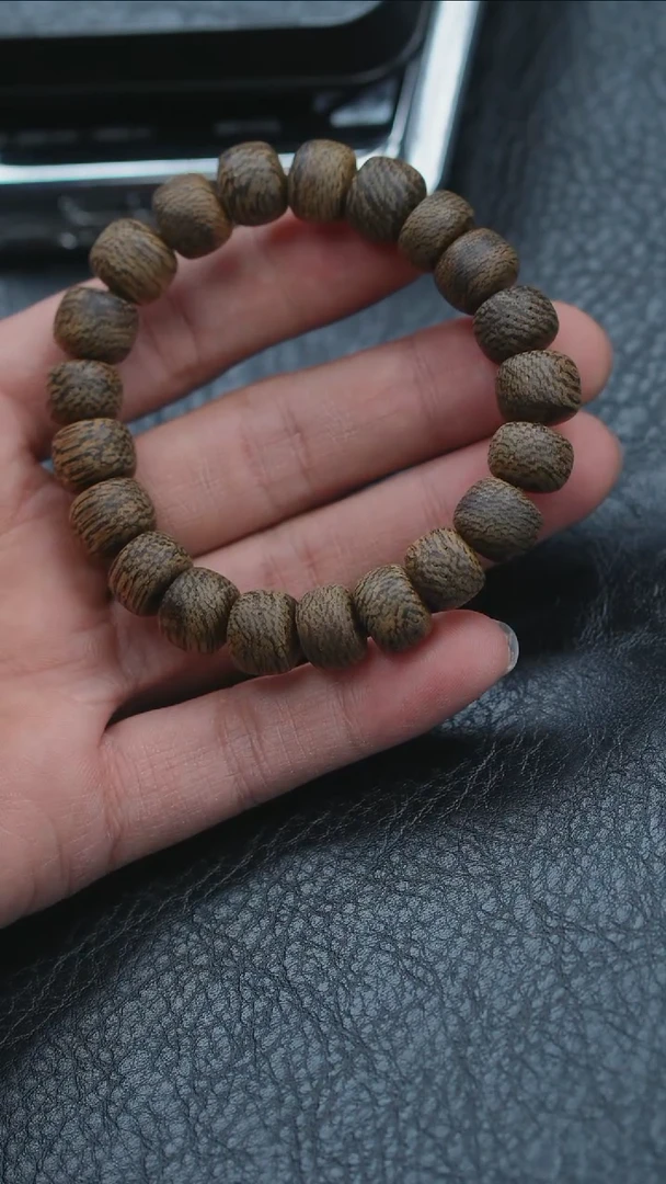 【闪购商品】沉香手串文莱黑棋单圈11克＋