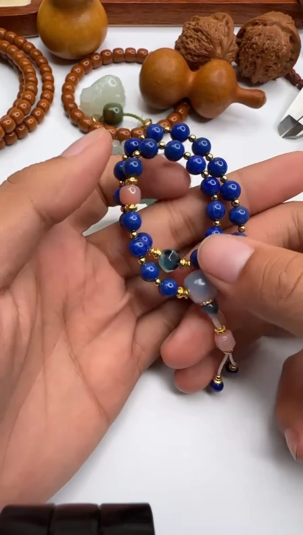 未镶嵌青金石耳饰青金石