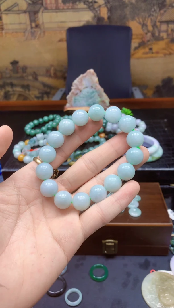 散珠翡翠天然缅甸翡翠A货