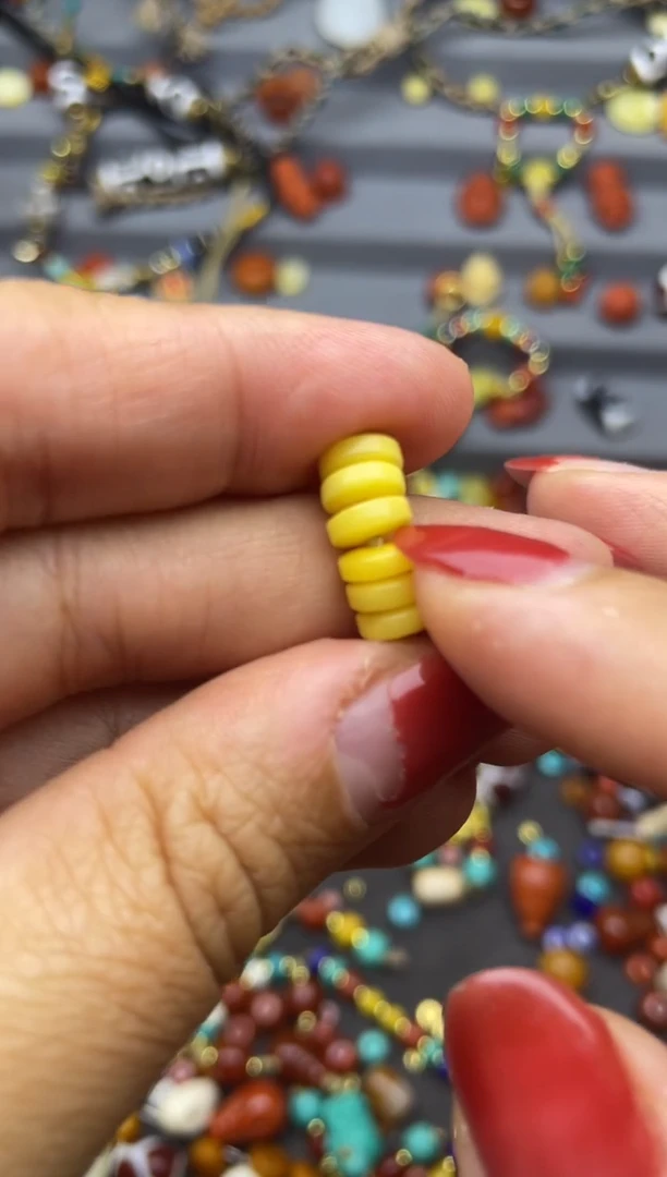 裸石蜜蜡未镶嵌7蜜蜡隔片六片