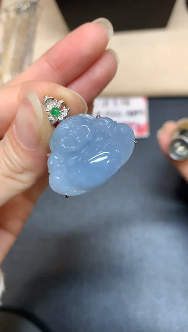 【闪购商品】翡翠颈饰18K金镶嵌【无鉴赏期