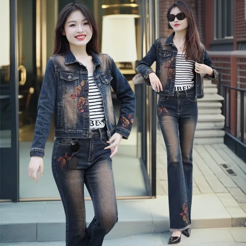 时尚老钱风女式衣服春秋季新款复古短外套修身老钱风松弛感休