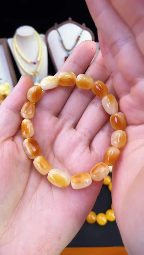 琥珀未镶嵌珠宝奇石柒月