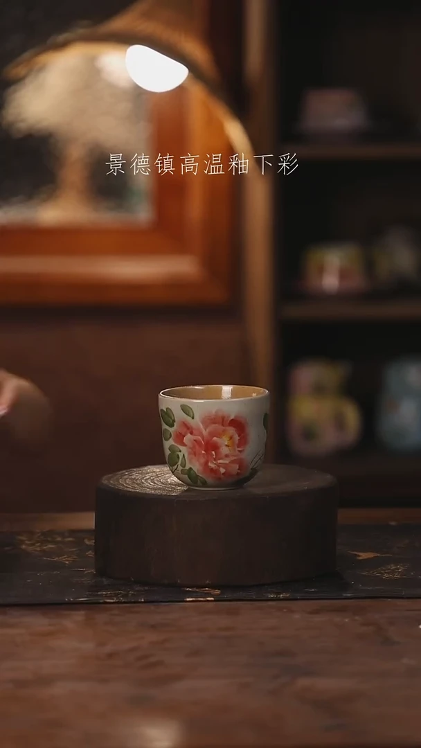 陶瓷景德镇高温釉下手绘陶瓷482