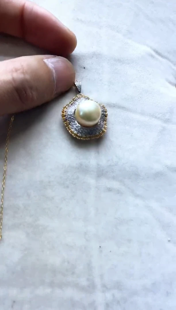 【闪购商品】海水珍珠颈饰银S925镶嵌2