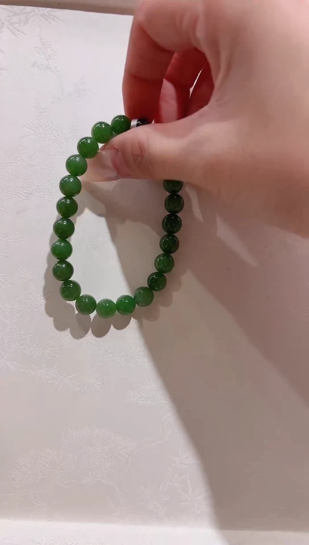 未镶嵌手串和田玉布**果设计款珠串