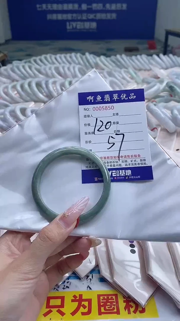 翡翠手镯未镶嵌5850