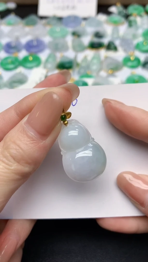 颈饰未镶嵌翡翠天然缅甸A货翡翠百元以上9元证书费自理