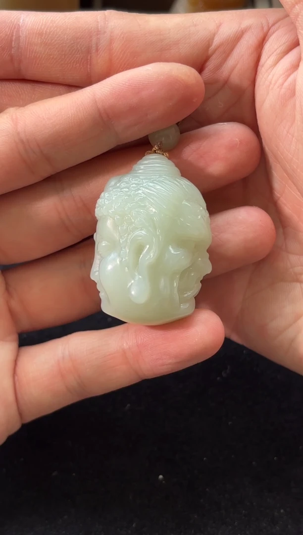 和田玉未镶嵌吊坠(赠链)新疆和田玉近况吊坠