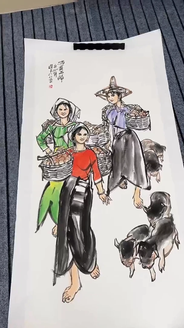 精品国画花鸟作品